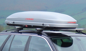 Kamei 300 roof box and bars package deal